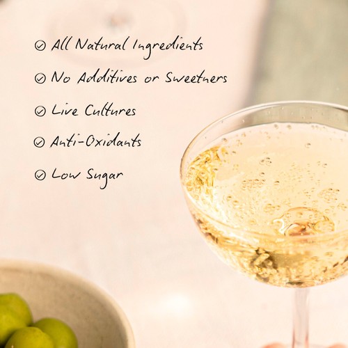 LA Brewery Sparkling English Rose Kombucha