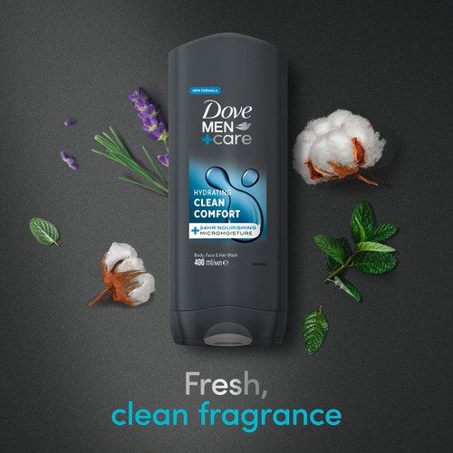 Dove Men+Care Clean Comfort Body & Face Wash