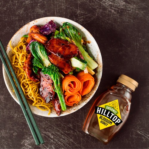 Hilltop Honey Organic Blossom Squeezy 