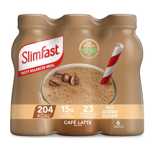 SlimFast Cafe Latte Milkshake Multipack 