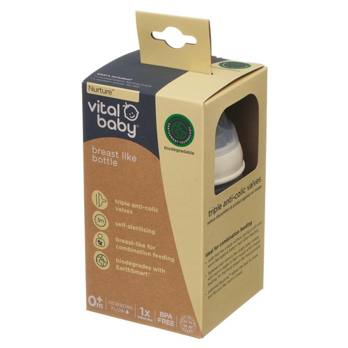 Vital Baby Nurture Breast Like Bottle 240ml