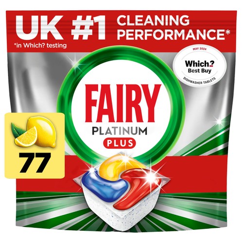 Fairy Platinum Plus Lemon Dishwasher Tablets