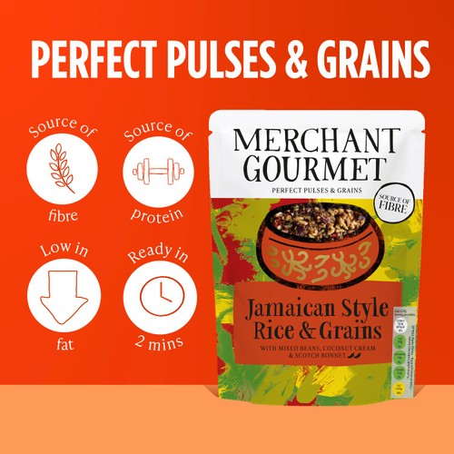 Merchant Gourmet Jamaican-Style Grains & Pulses 