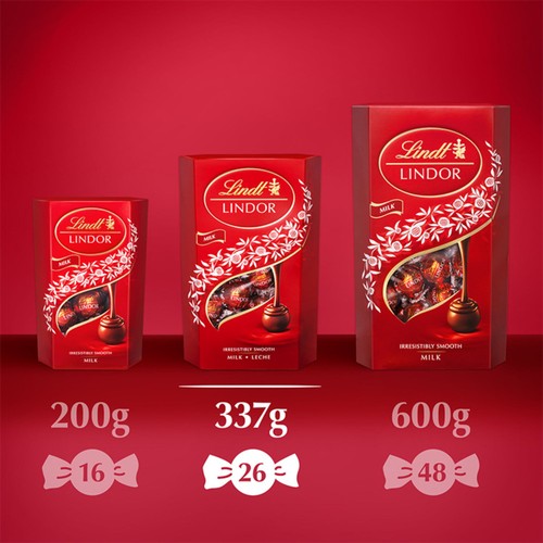 Lindt Lindor Milk Chocolate Truffles Box