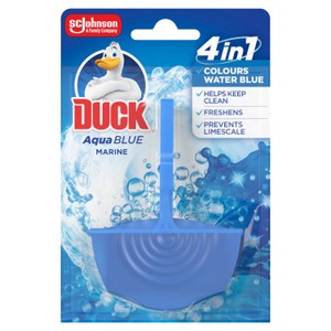 Duck Aqua Blue Toilet Rim Block Holder