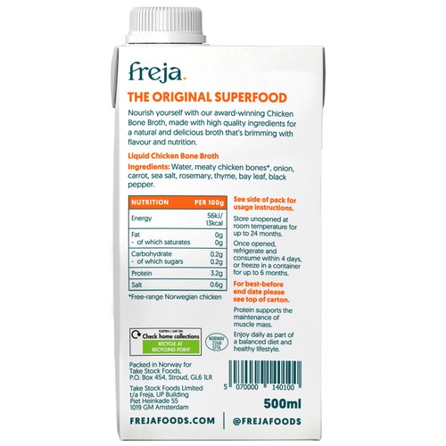 Freja Classic Chicken Sipping Bone Broth
