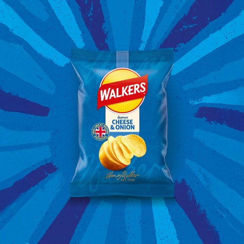 Walkers Cheese & Onion Crisps