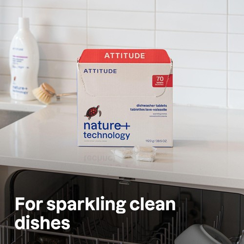 ATTITUDE Dishwasher Solube  Eco-Pouches