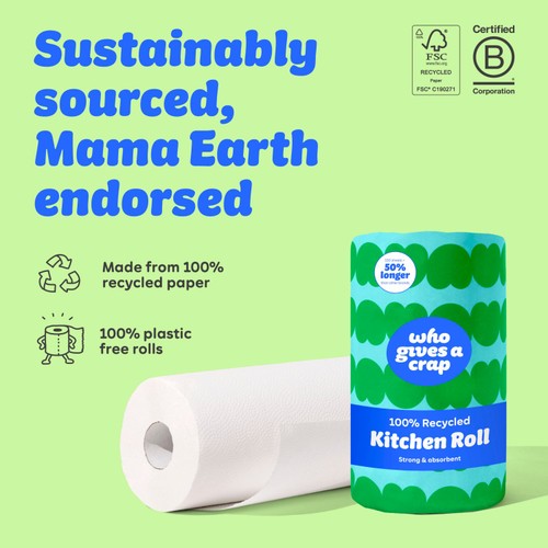 Who Gives A Crap XL Kitchen Roll