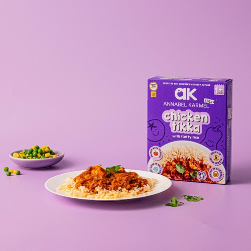 Annabel Karmel Frozen Chicken Tikka with fluffy rice