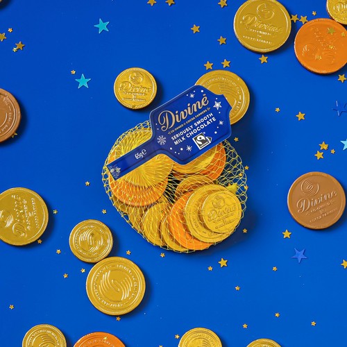 Divine Milk Chocolate Coins