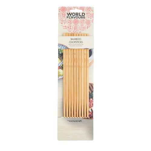 World of Flavours Oriental Bamboo Chop Sticks