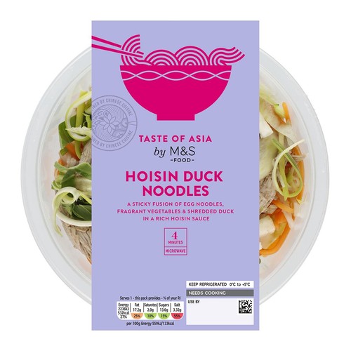 M&S Hoisin Duck Noodles