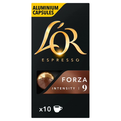 L'OR Forza Coffee Pods x10 Intensity 9