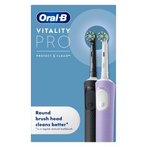 Oral-B Vitality PRO Black & Lilac (Duo Pack)