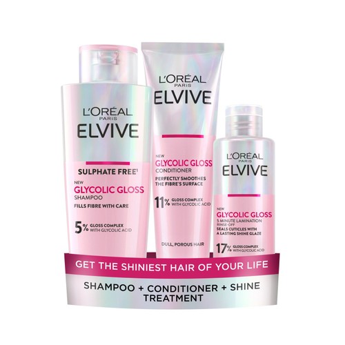 L'Oreal Elvive Glycolic Gloss Shampoo for Dull Porous Hair