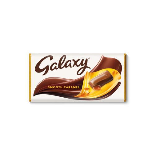 Galaxy Smooth Caramel & Milk Chocolate Block Bar Vegetarian