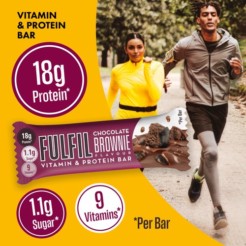 FULFIL Chocolate Brownie Vitamin & Protein Bar