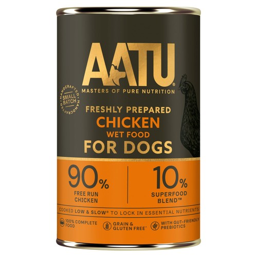 AATU Adult Chicken Wet Dog Food Tins
