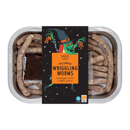 M&S Wriggling Worms Sausages