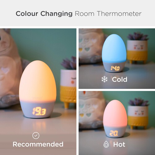 Tommee Tippee Gro Egg Night Light and Digital Room Thermometer