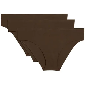 M&S Womens No VPL High Rise Knicker Shorts, 14, Rich Quartz