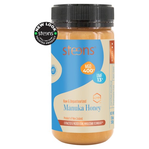 Steens MGO 400+ (UMF13+) Manuka Honey