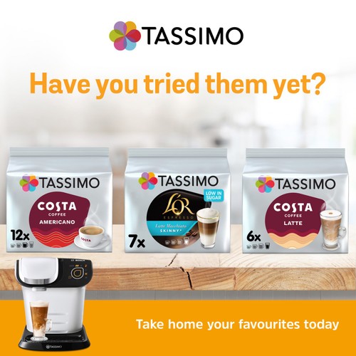 Tassimo Costa Skinny Latte Coffee Pods
