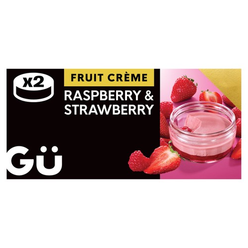 Gu Raspberry & Strawberry Fruit Creme Dessert
