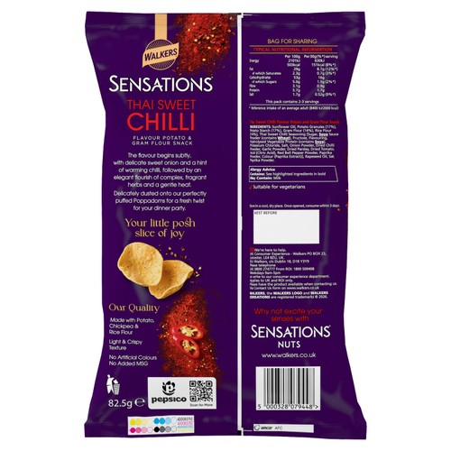 Sensations Thai Sweet Chilli Poppadoms
