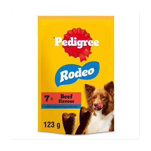 Pedigree Rodeo Adult Dog Treats Beef 