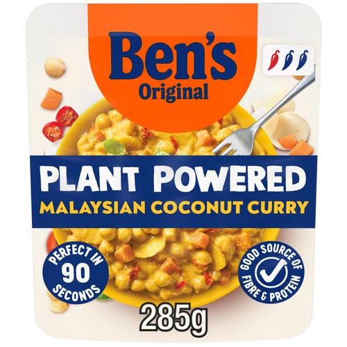 Ben's Original Plant Powered Vegan Malaysian Coconut Curry Meal