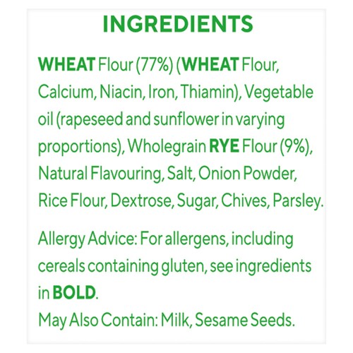 Ryvita Snack It Thins Sour Cream & Chive Flatbread Snacks