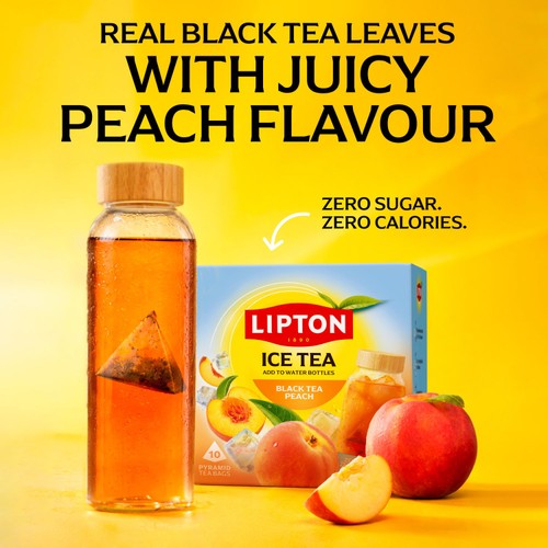 Lipton Iced Tea Cold Brew Peach Fruit Tea Bags
