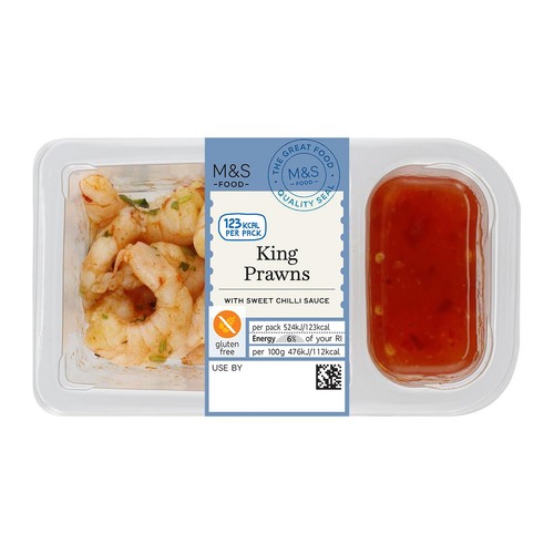 M&S King Prawns with Sweet Chilli Sauce