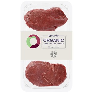 Organic 2 Beef Fillet Steaks