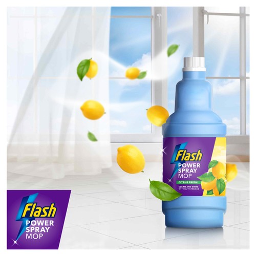 Flash Power Mop Refill Solution Citrus Fresh