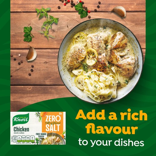 Knorr 8 Chicken Zero Salt Stock Cubes