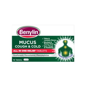 Benylin Mucus All in One Relief Tablets