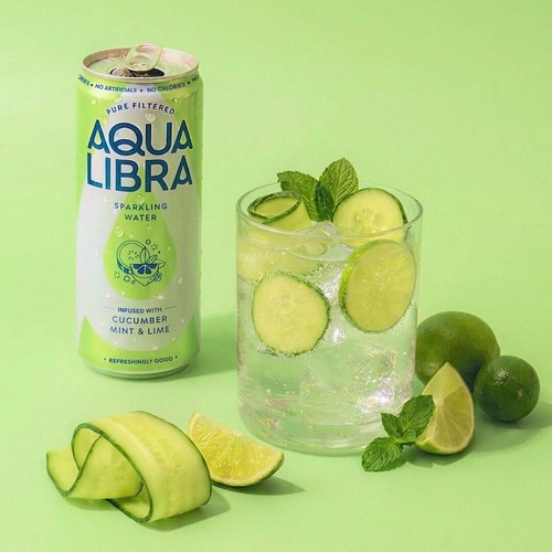Aqua Libra Cucumber, Mint & Lime Infused Sparkling Water