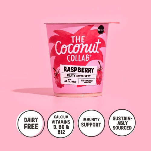 The Coconut Collab Raspberry Coconut Yoghurt 