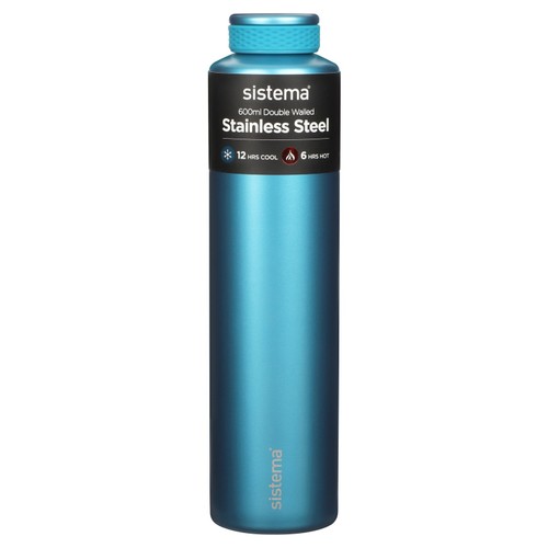 Sistema 600ml Stainless Steel Bottle