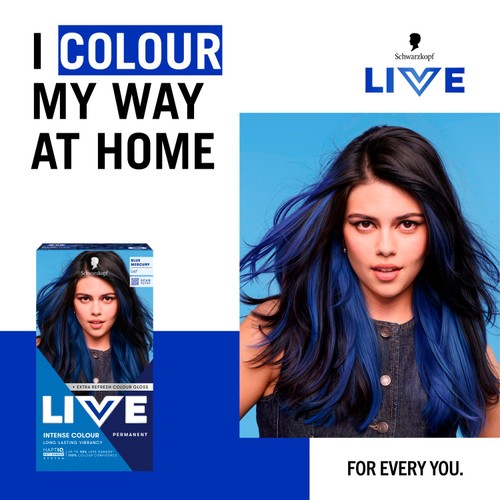 LIVE Intense Colour U67 Blue Mercury