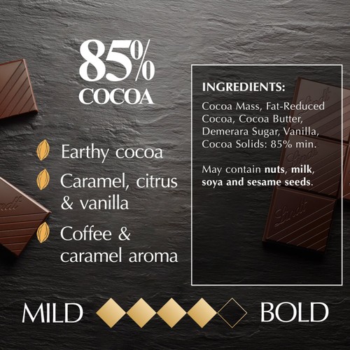 Lindt Excellence 85% Cocoa Dark Chocolate Bar