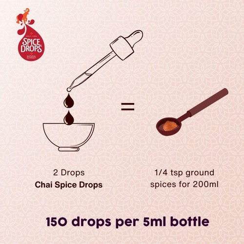 Spice Drops Concentrated Natural Chai Spices Extract 