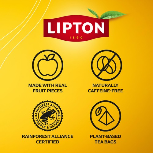 Lipton Fruit Tea Lemon & Ginger Refresh Tea Bags
