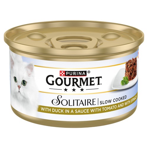 Gourmet Solitaire Duck Wet Cat Food