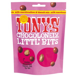 Tony's Chocolonely Littl' Bits Milk Caramel Sea Salt & Biscuit Mix