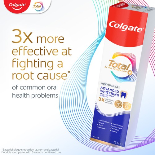 Colgate Total Active Prevention Advanced Teeth Whitening Toothpaste