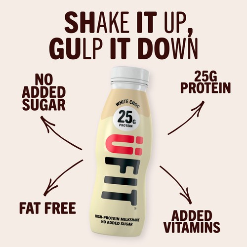 UFIT White Chocolate 25g Protein Milkshake